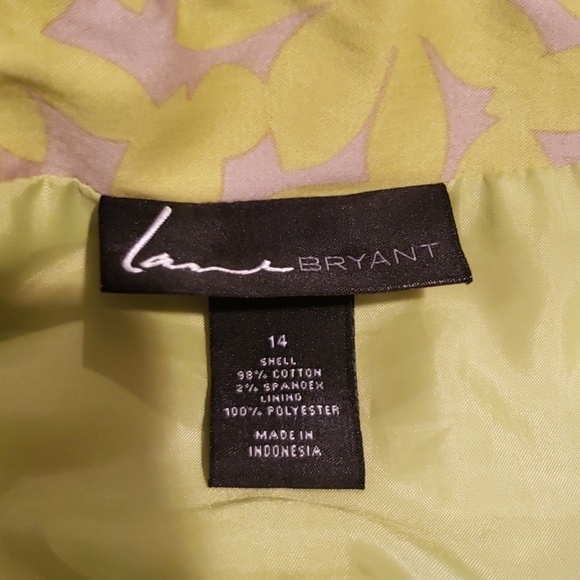 Lane Bryant Pretty Spring Green Halter Dress - Picture 7 of 7